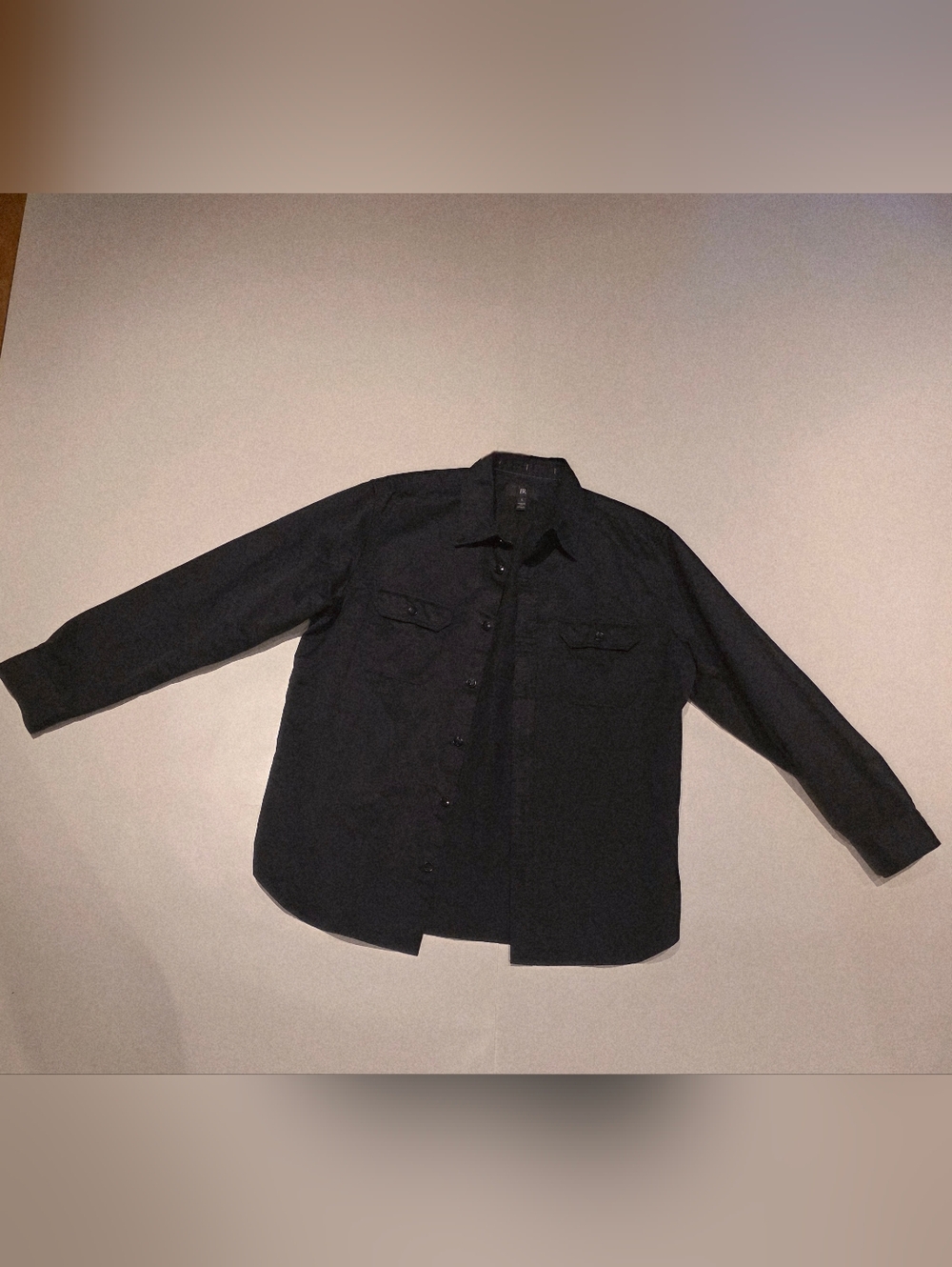 Banana Republic Black Lightweight Shirt Jacket